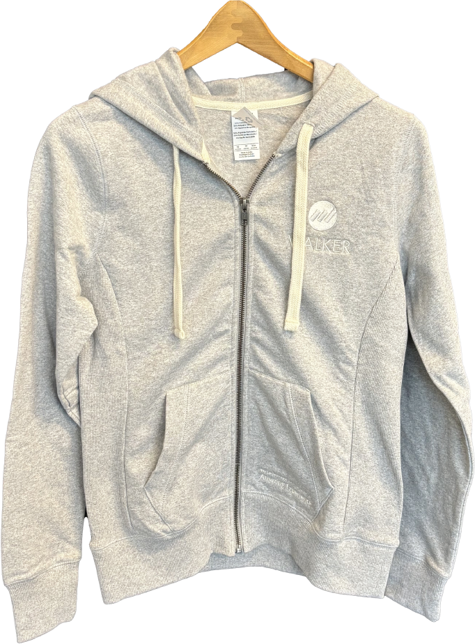 Grey Zip-Up Hoodie